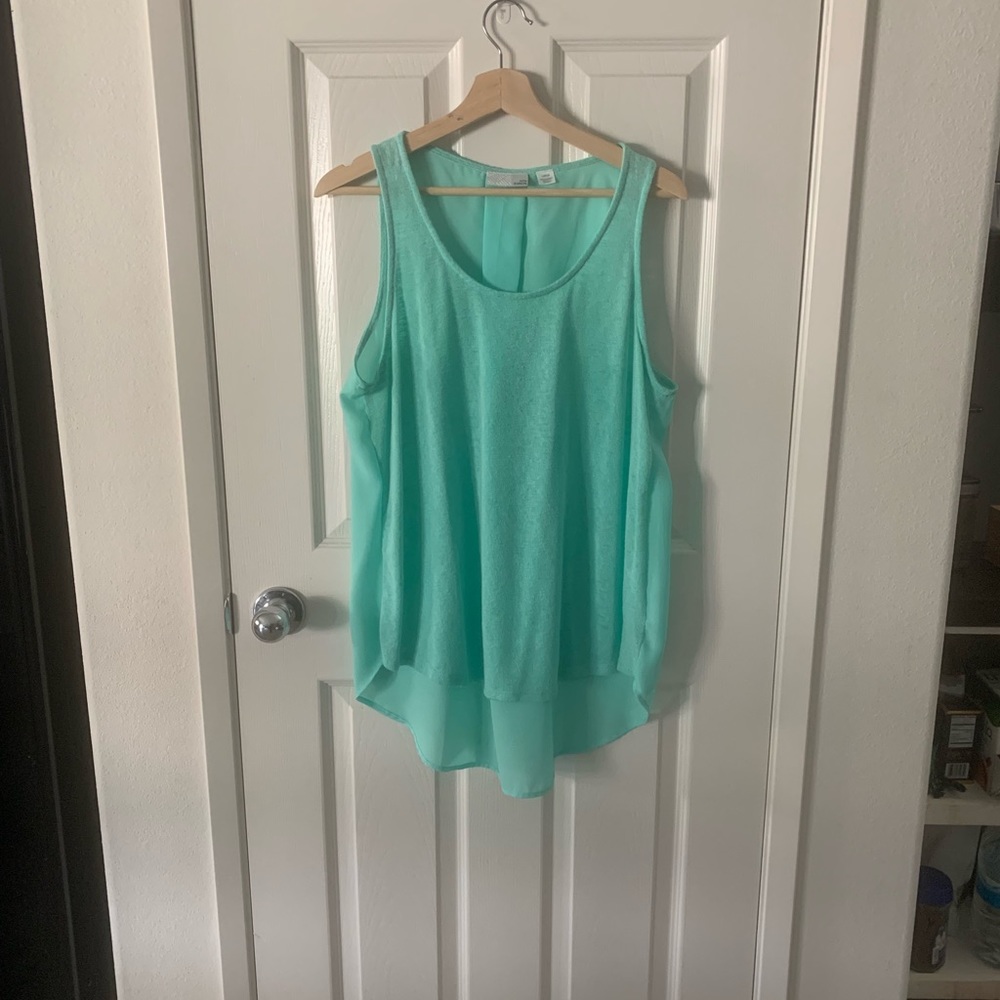 Teal blouse